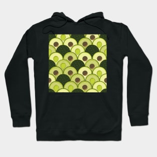 guac on avocados in art deco Hoodie